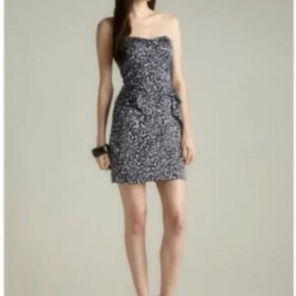 BCBG peplum cocktail dress